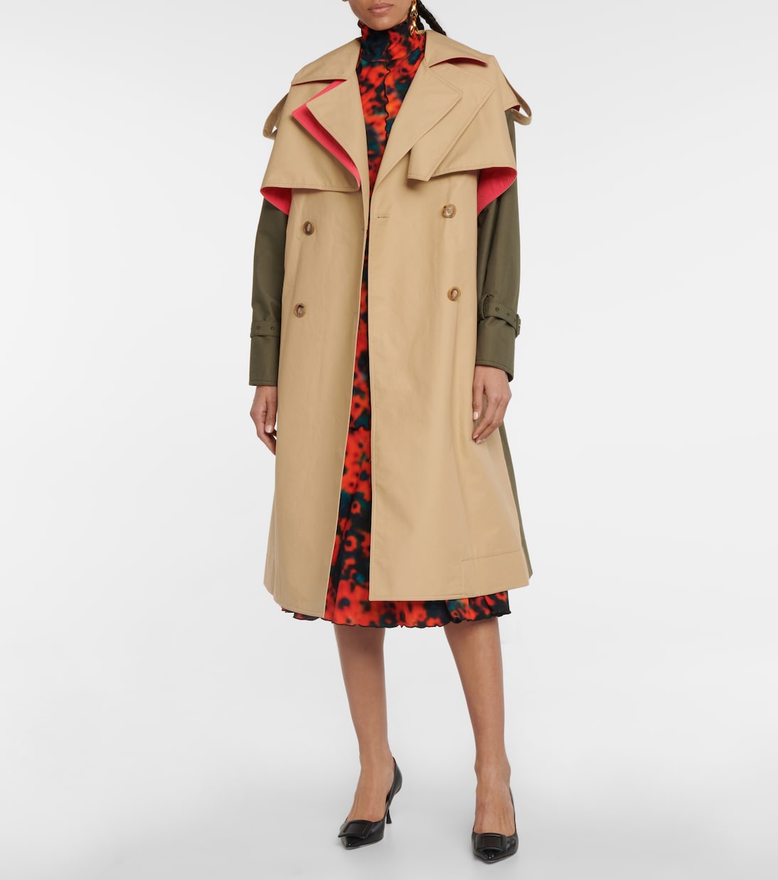 Trenchcoat Azuma aus Baumwolle | Roksanda