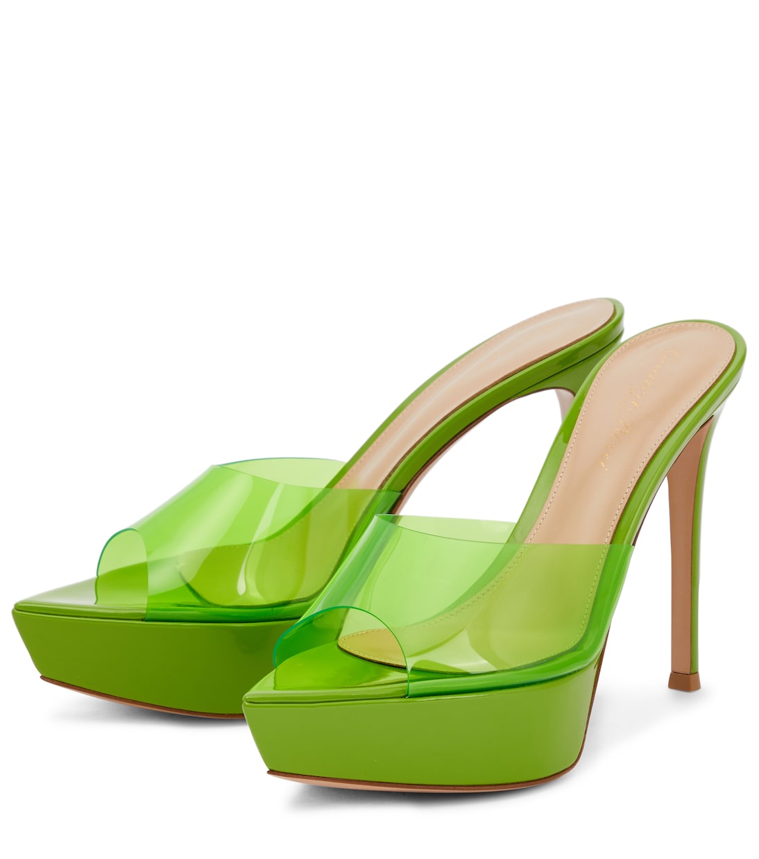 Betty PVC and patent leather sandals | Gianvito Rossi