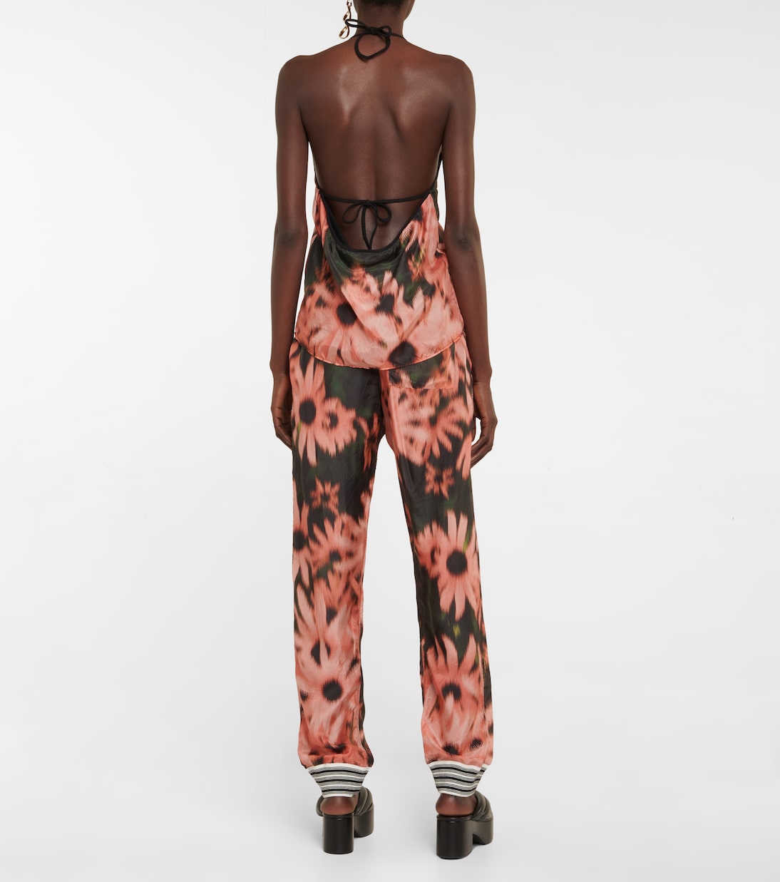 Top in seta e cotone con stampa | Dries Van Noten