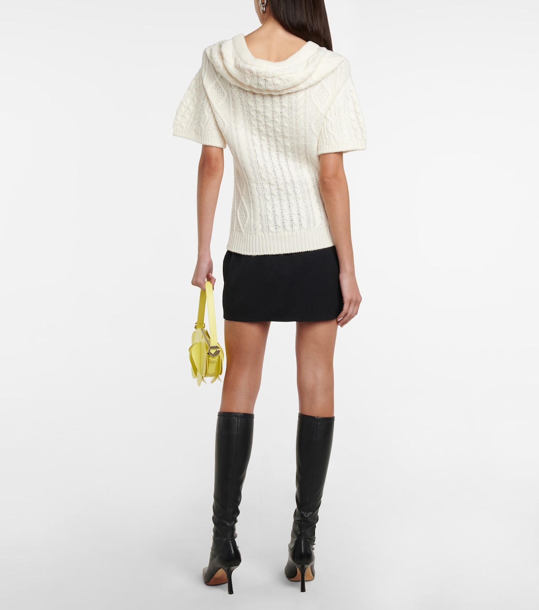 Top de punto trenzado de lana | Coperni
