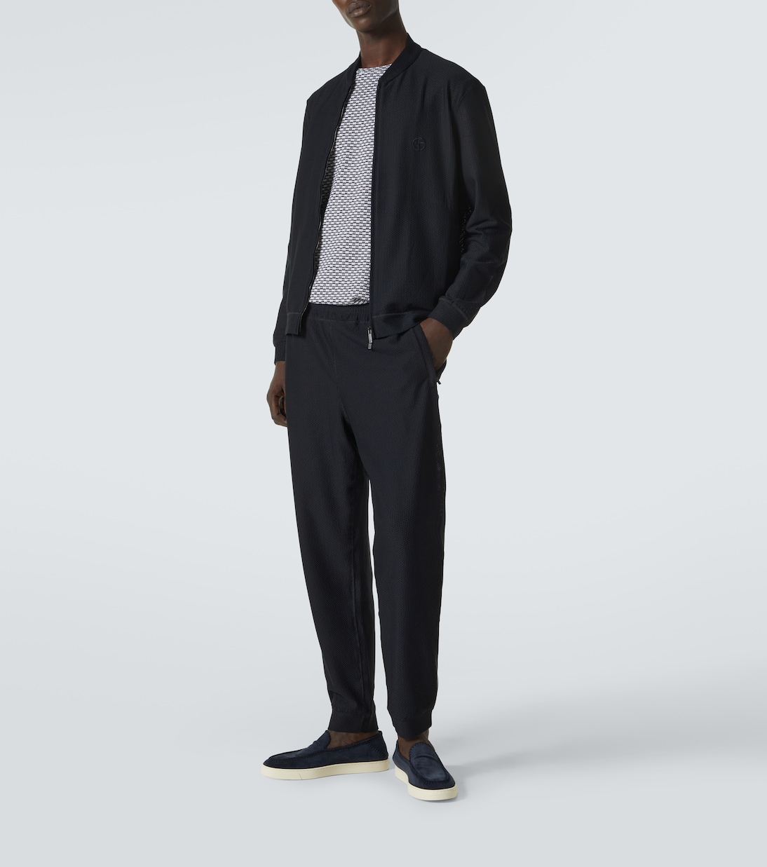 Mocassini Galleria 3 in suede | Giorgio Armani