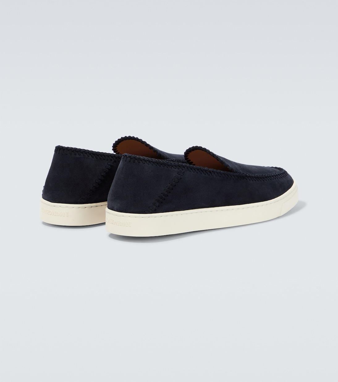 Mocassini Galleria 3 in suede | Giorgio Armani