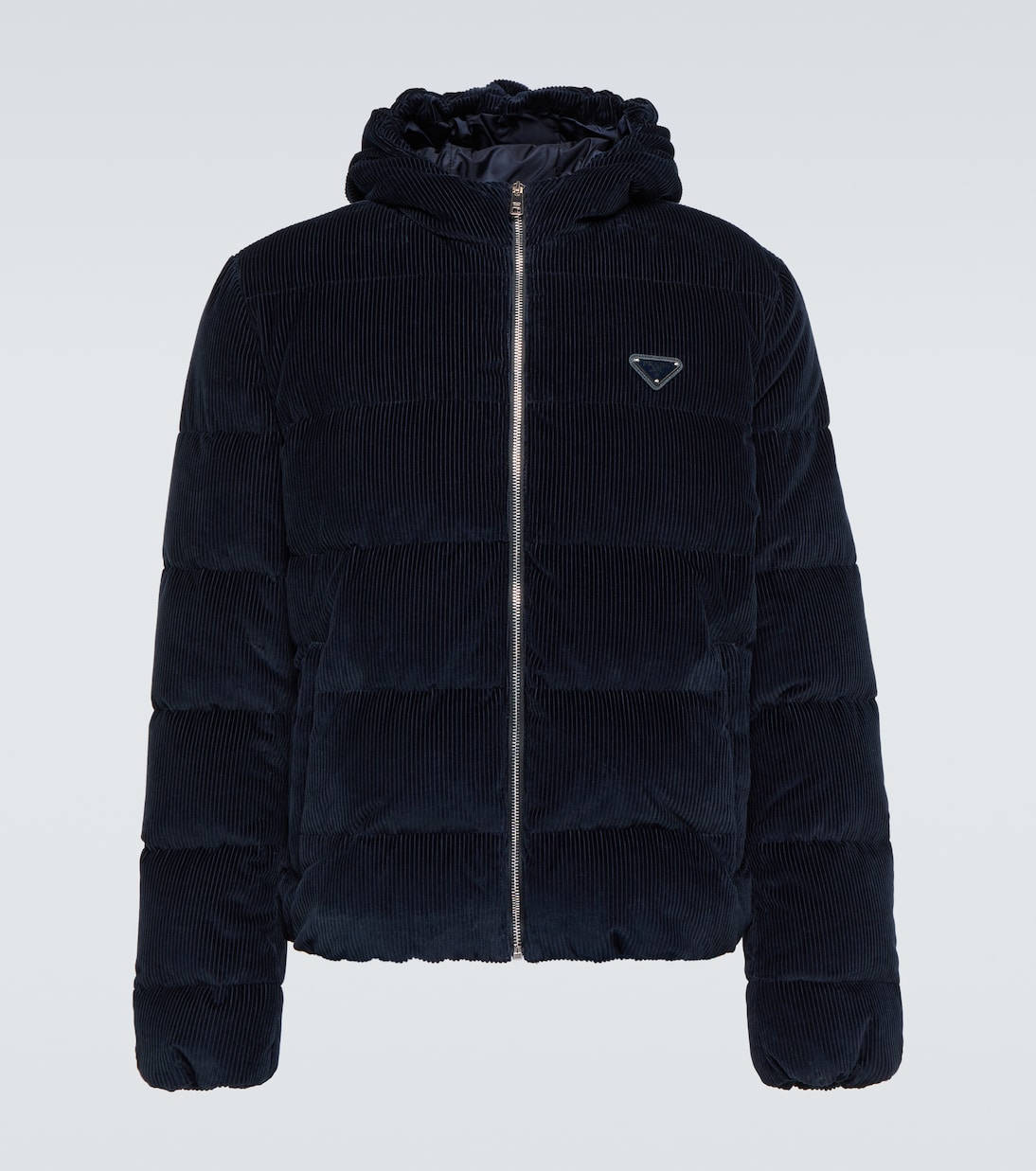 Daunenjacke aus Baumwoll-Cord | Prada