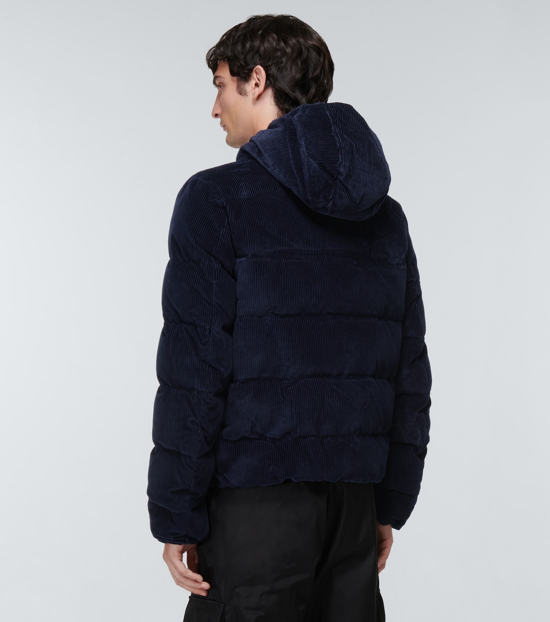 Daunenjacke aus Baumwoll-Cord | Prada