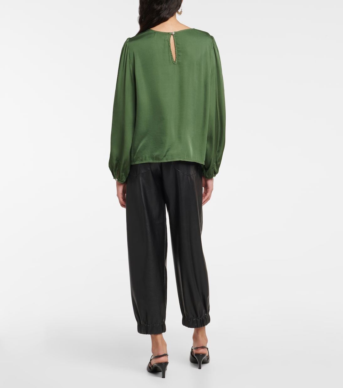Leila satin top | Velvet