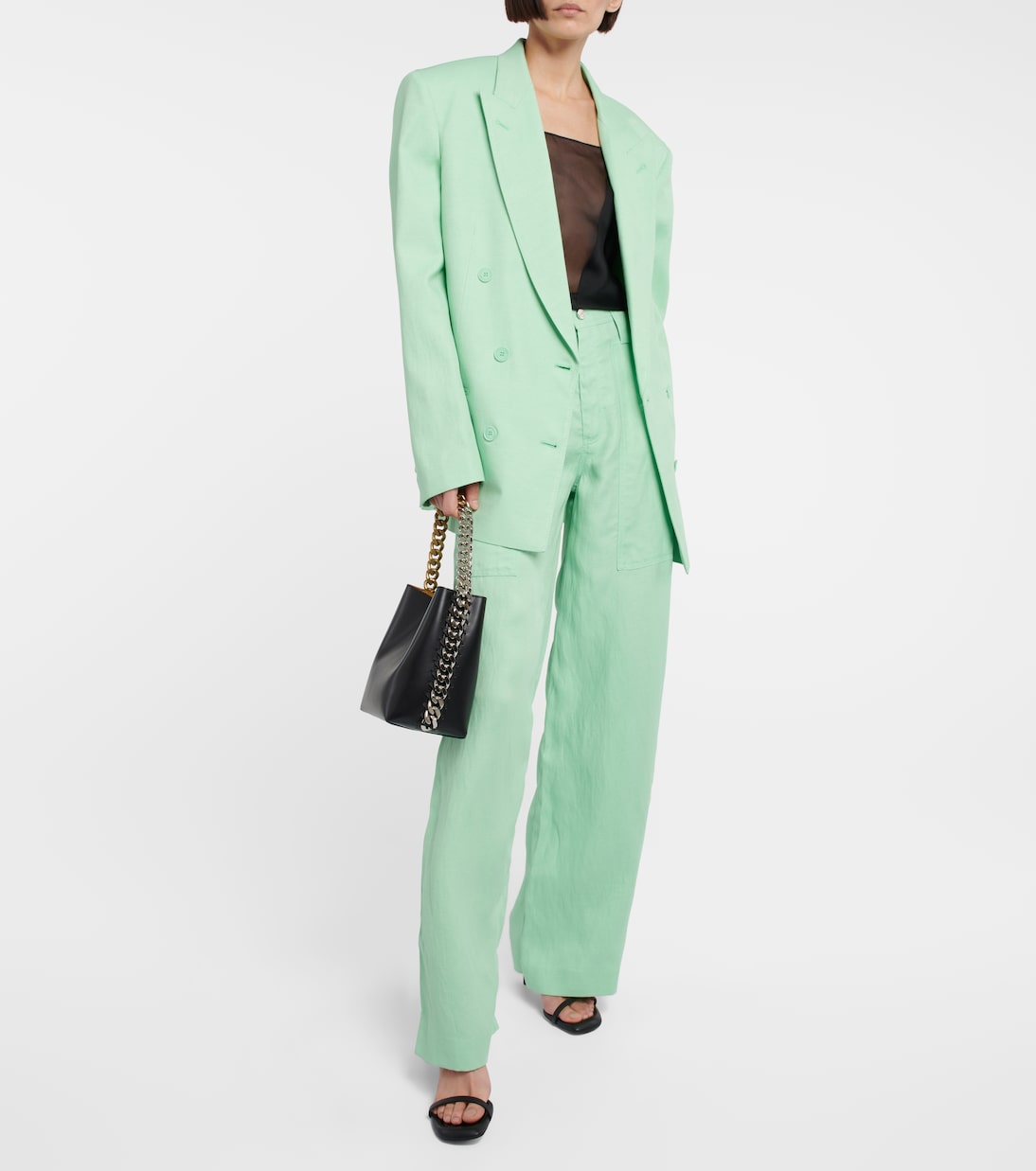 Blazer en lin mélangé | Stella McCartney