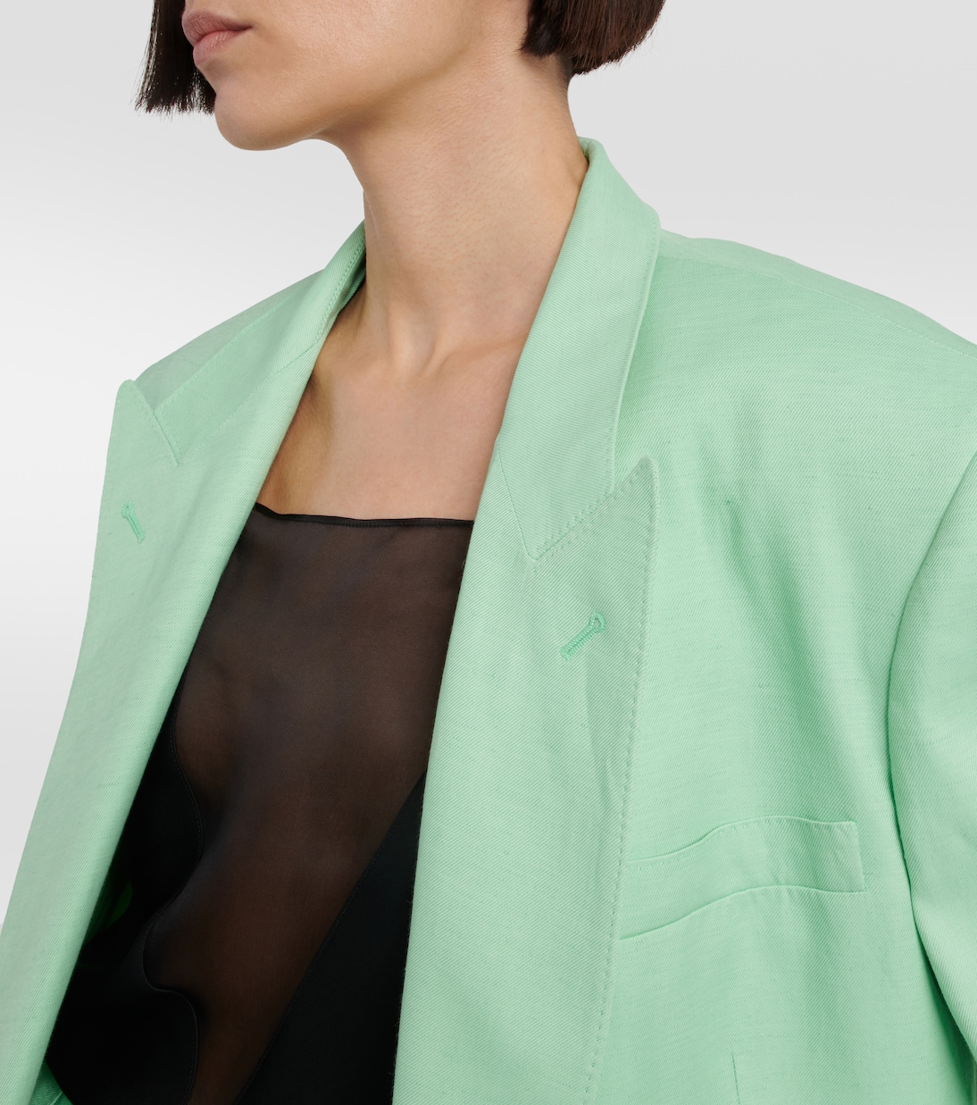 Blazer en lin mélangé | Stella McCartney