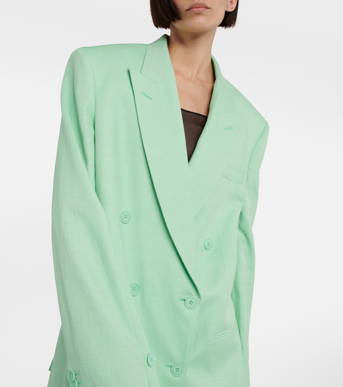 Blazer en lin mélangé | Stella McCartney