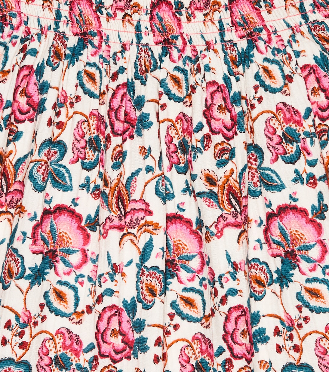Anneta floral cotton midi skirt | Louise Misha