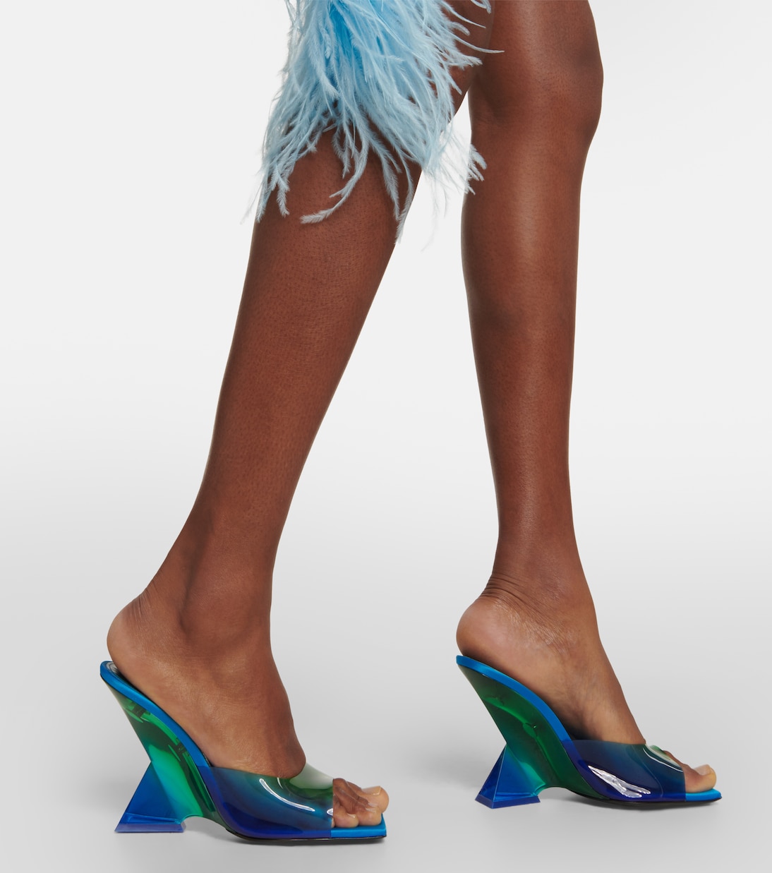 Cheope PVC mules | The Attico