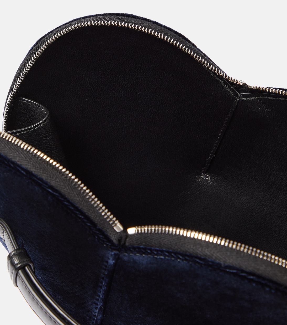 Clutch Le Cœur aus Samt | Alaïa