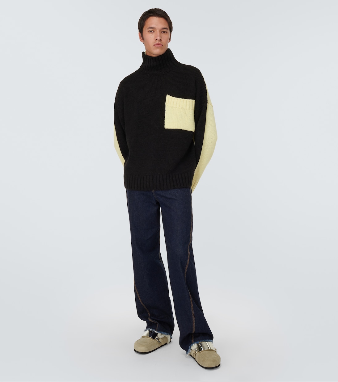 Gourmet Chain suede mules | JW Anderson