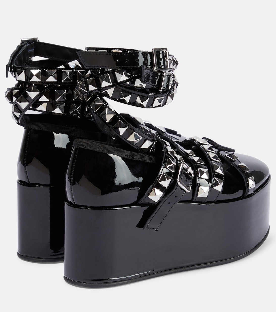 x Repetto studded platform flats | Noir Kei Ninomiya