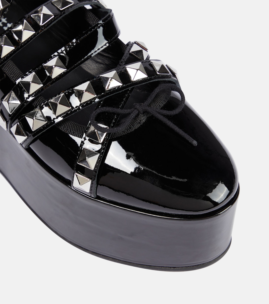 x Repetto studded platform flats | Noir Kei Ninomiya