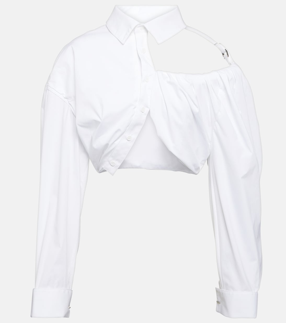 La Chemise Galliga cropped shirt | Jacquemus