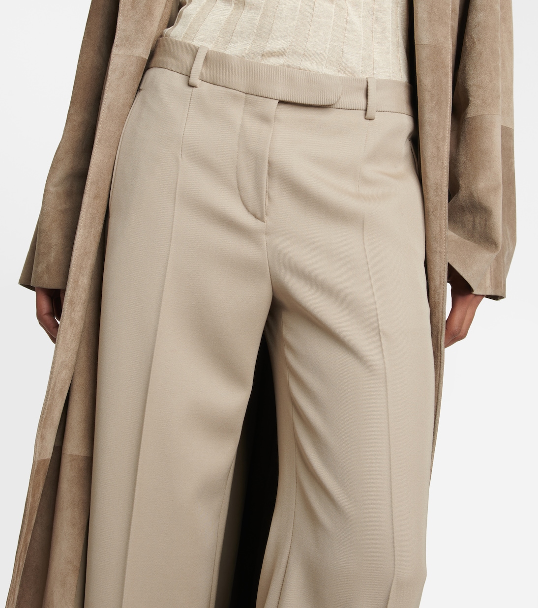 Pantalon ample Banew en laine vierge | The Row