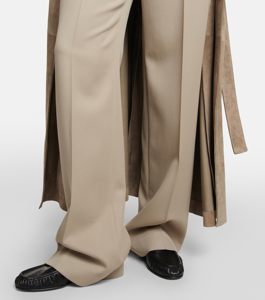 Pantalon ample Banew en laine vierge | The Row
