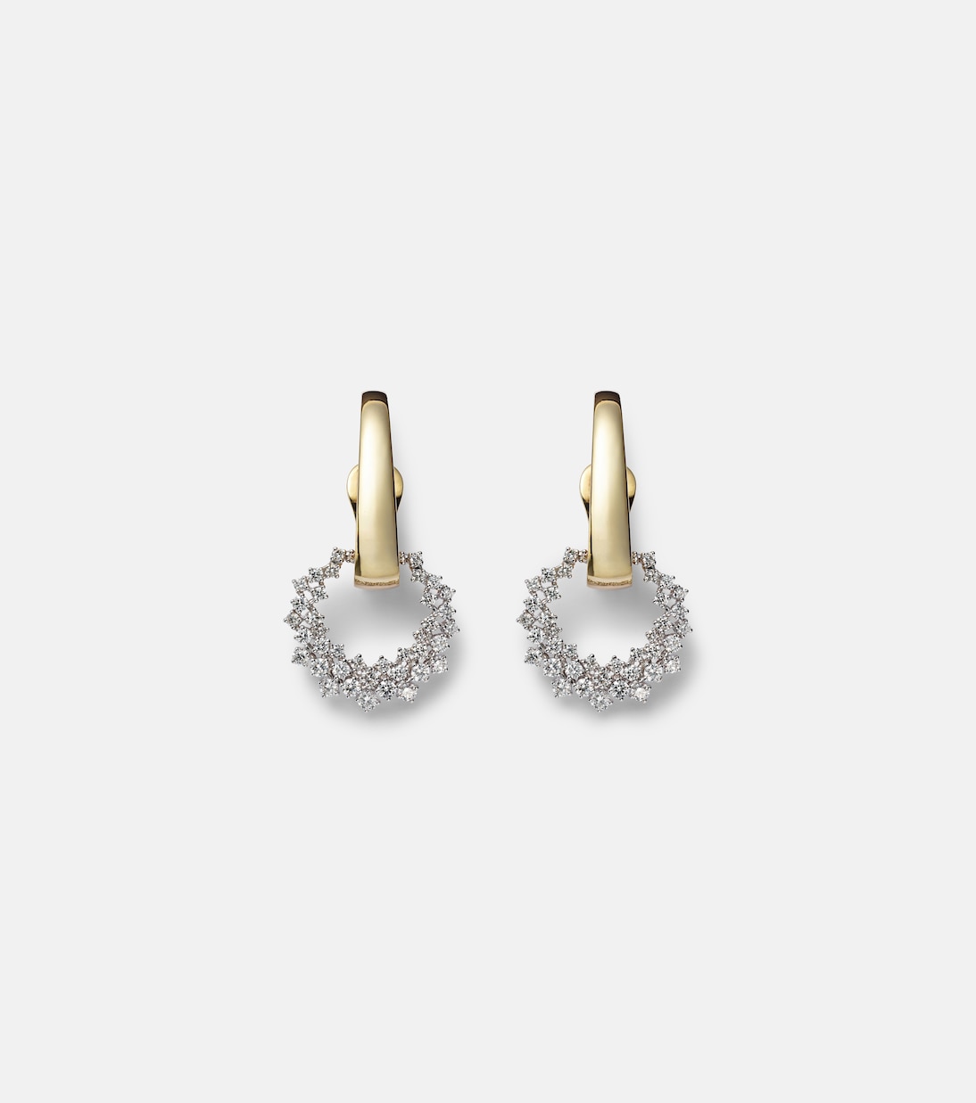Orecchini YEPREM Strada Dorata in oro 18kt con diamanti, gioielli eleganti per giovani