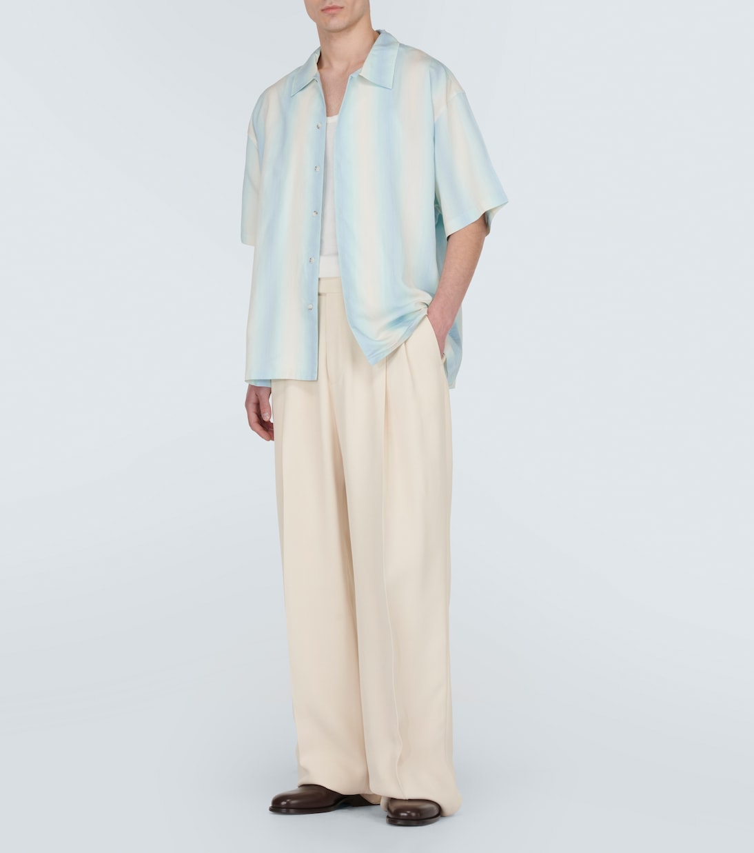 Chemise oversize rayée | Commas