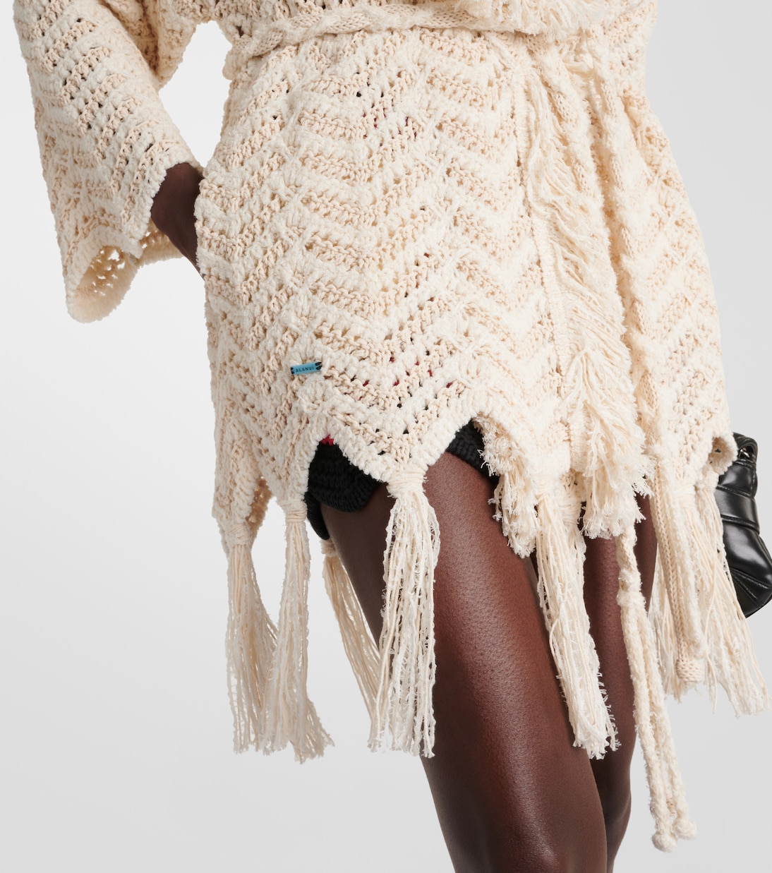 Cardigan Natural Chevron aus einem Baumwollgemisch | Alanui