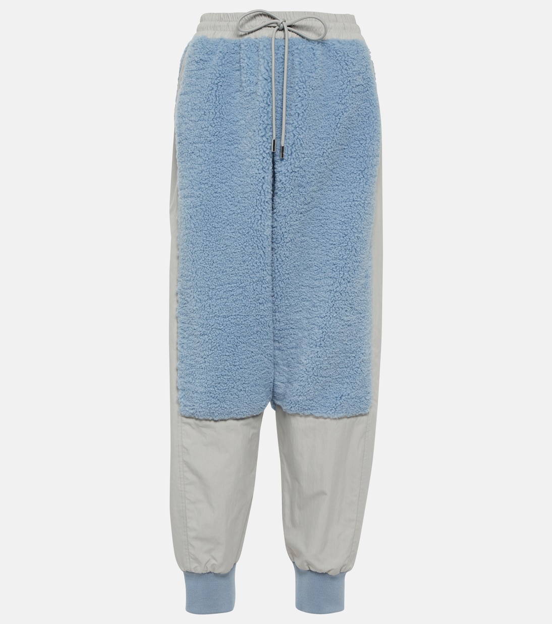 Pantaloni sportivi in shearling sintetico | JW Anderson