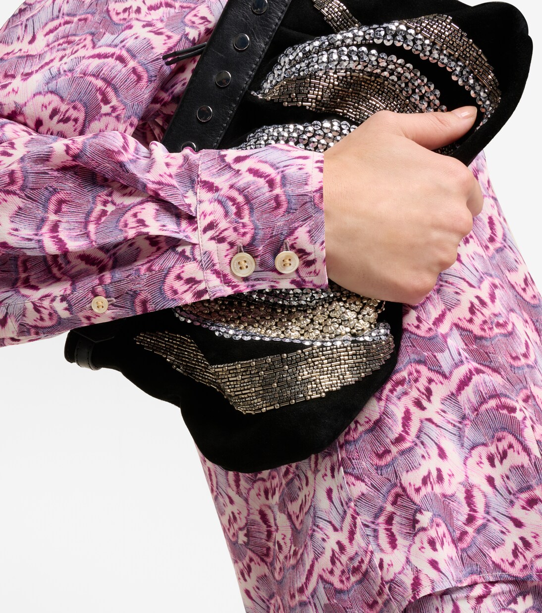 Blusa Ilda de mezcla de seda estampada | Isabel Marant