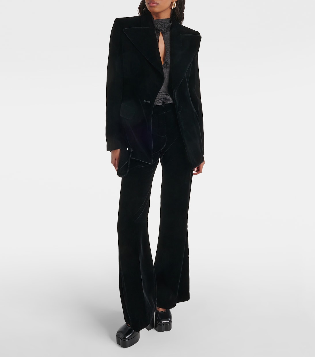 Pantaloni bootcut in velluto | Nina Ricci