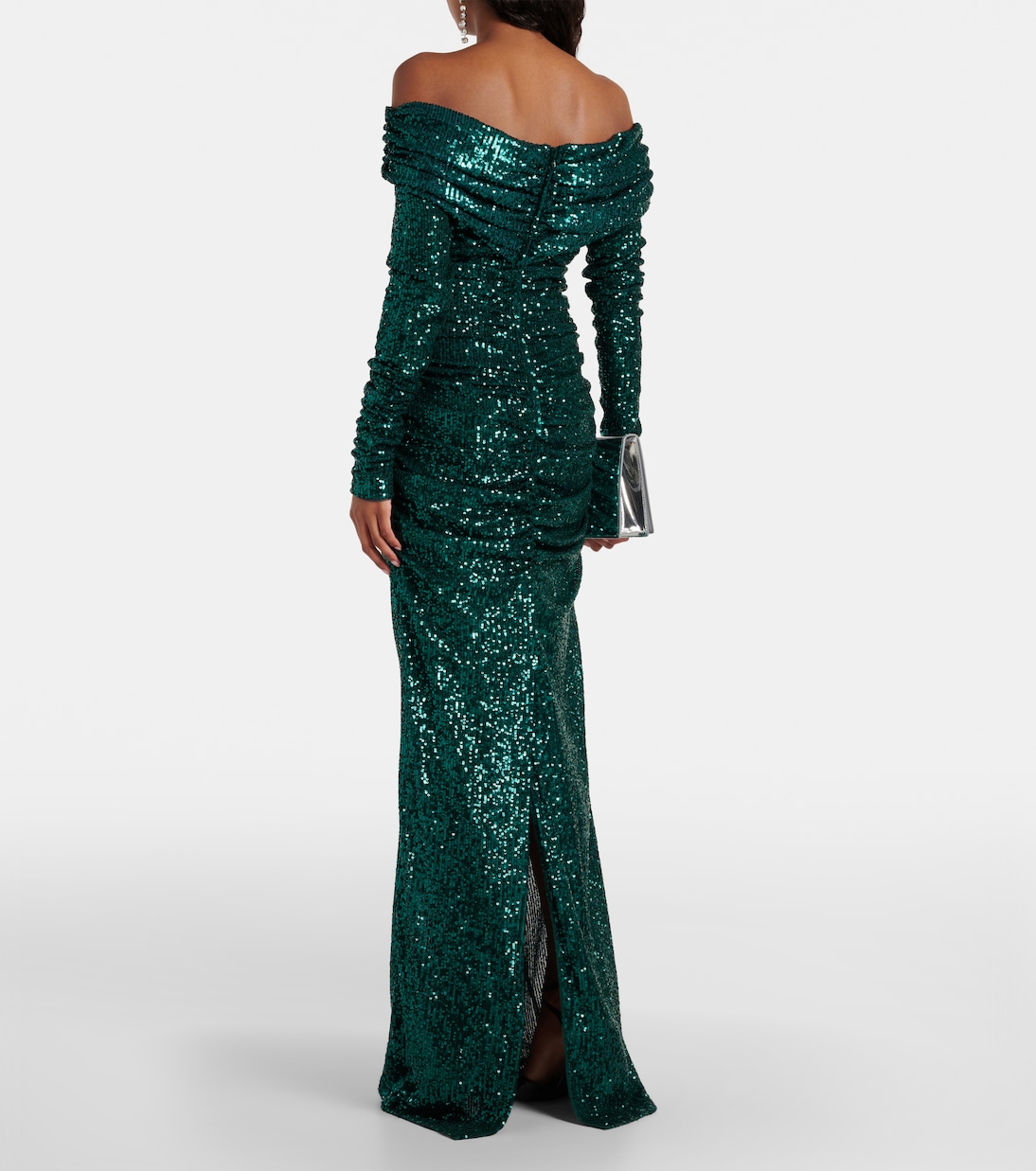 Off-shoulder sequined gown | Dolce&Gabbana