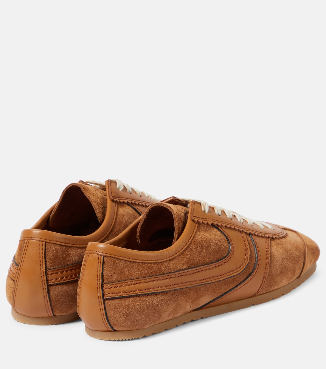 Baskets en cuir et daim | Dries Van Noten