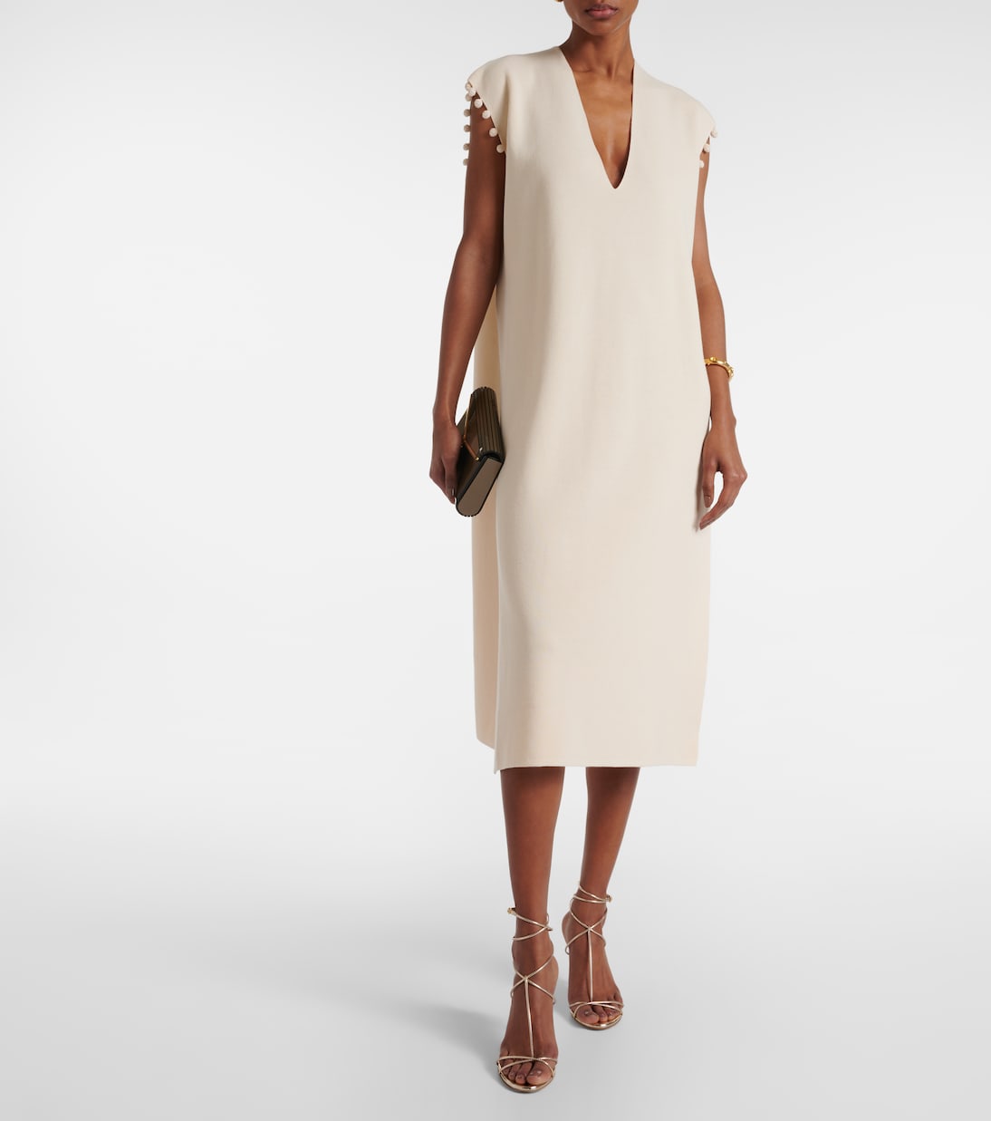 Robe chemise midi Alpe en coton | Max Mara
