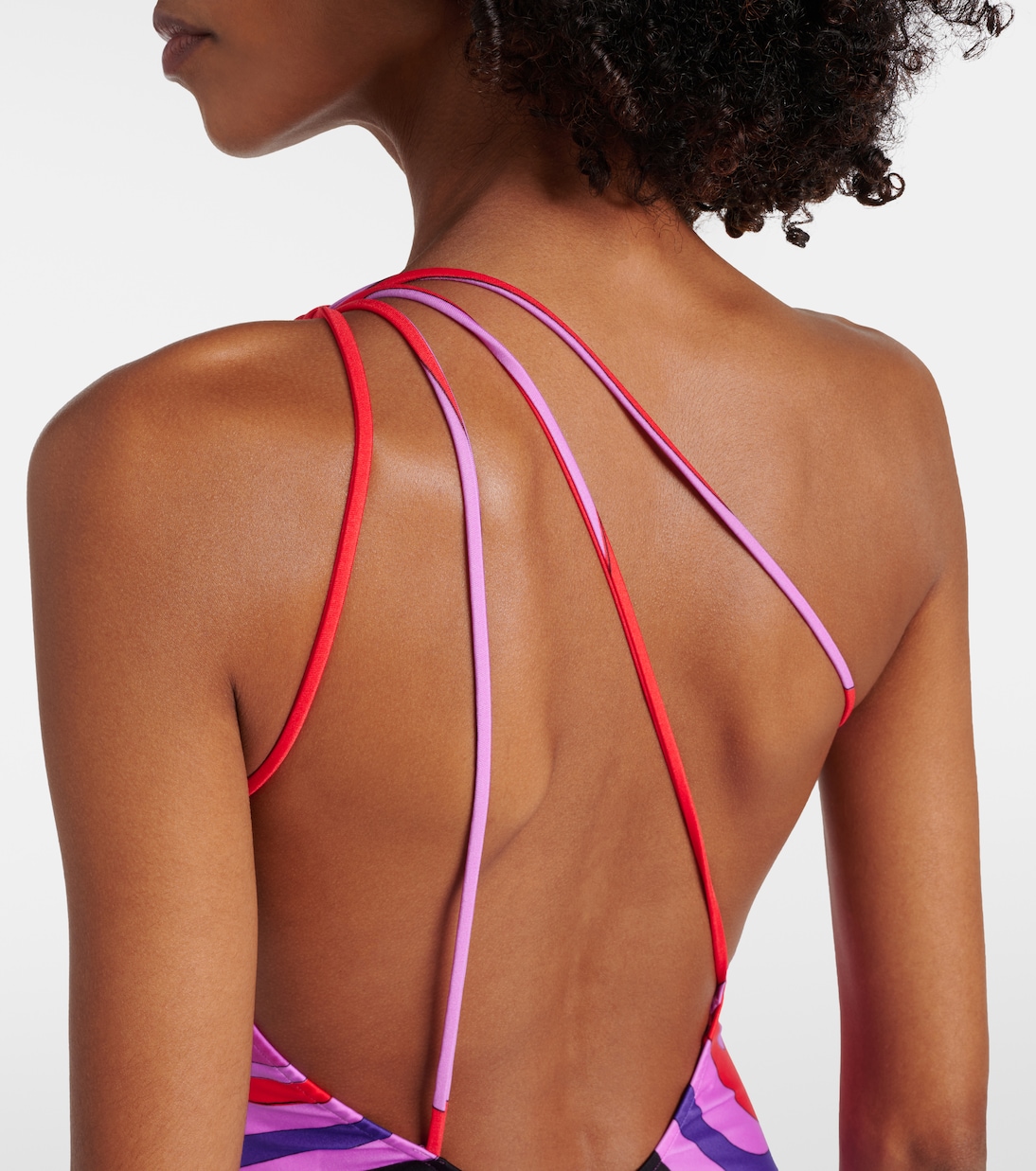 Marmo one-shoulder swimsuit | Pucci
