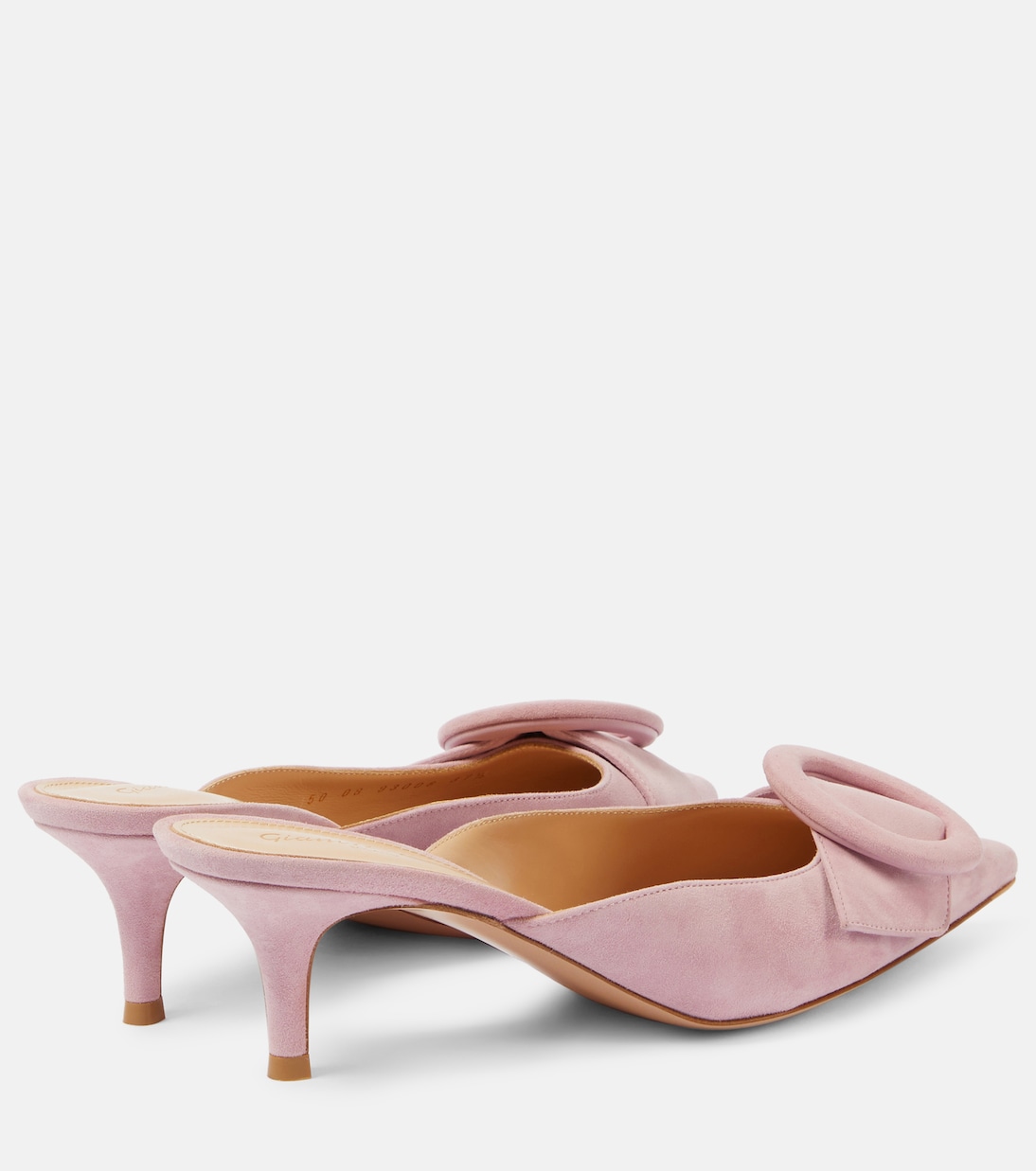 Mules Portofino 55 in suede | Gianvito Rossi