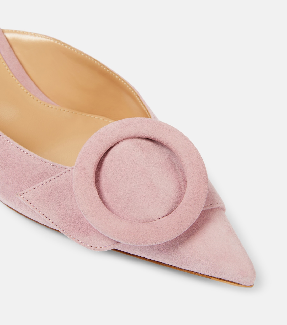 Mules Portofino 55 in suede | Gianvito Rossi