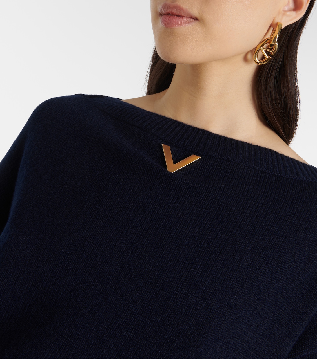 Jersey de cachemir con VGold | Valentino