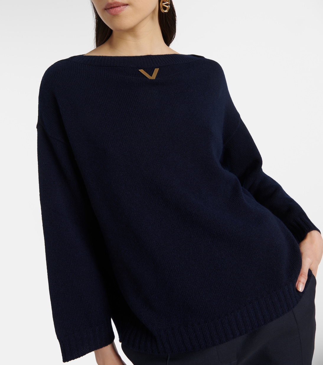 Jersey de cachemir con VGold | Valentino