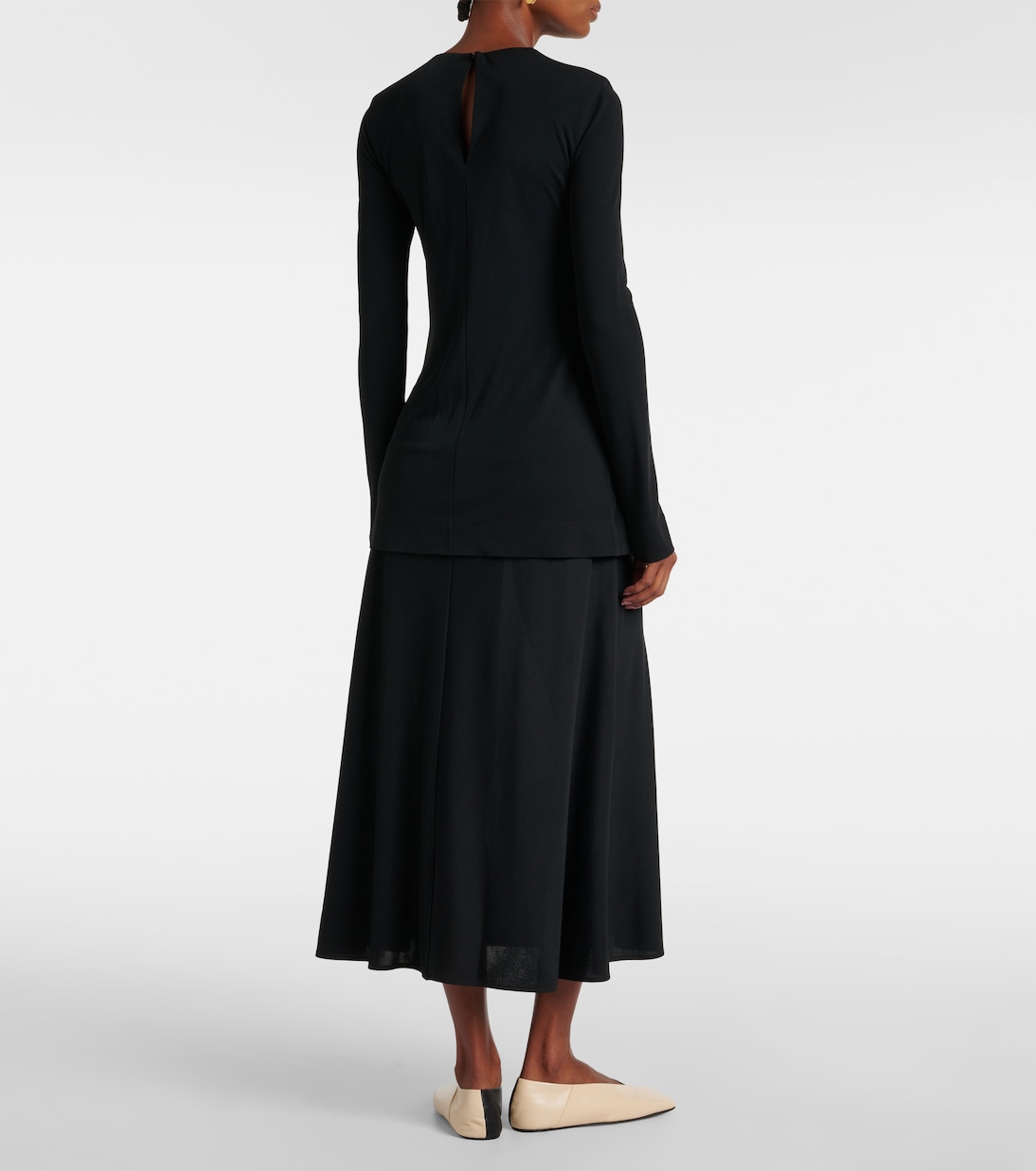 Abito lungo in jersey | Jil Sander