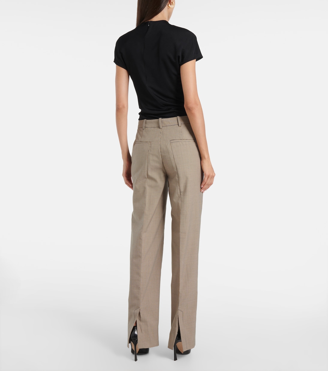 Pantaloni regular a quadri | CO