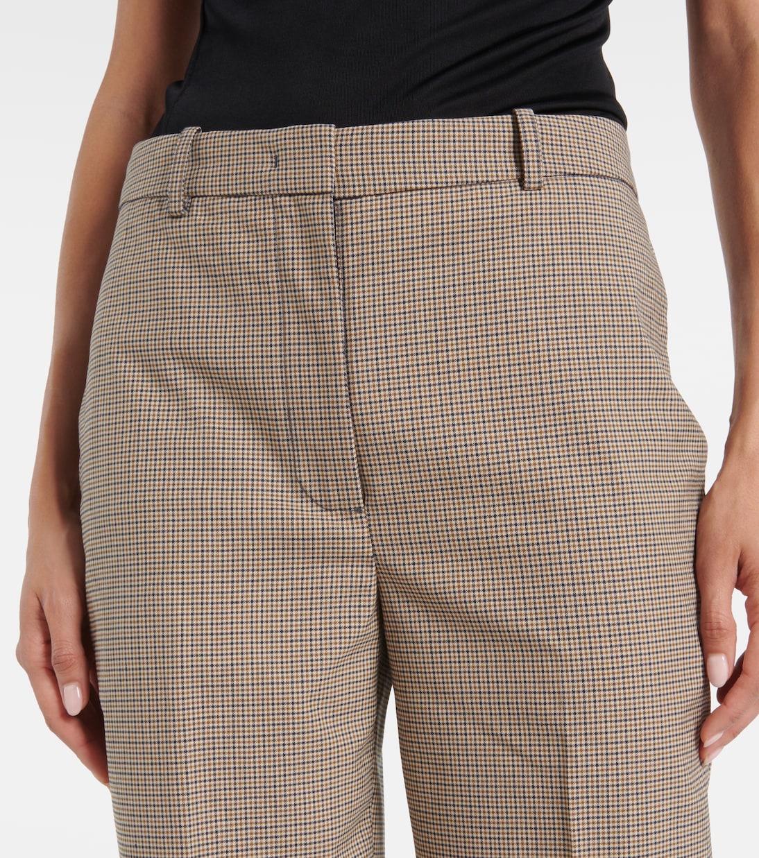 Pantaloni regular a quadri | CO