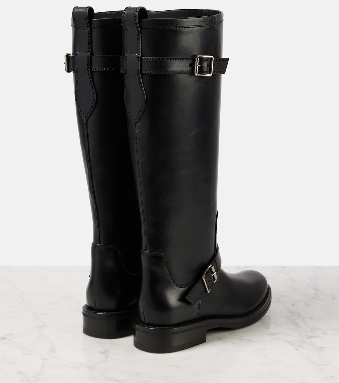 Bikerstiefel River aus Leder | Saint Laurent