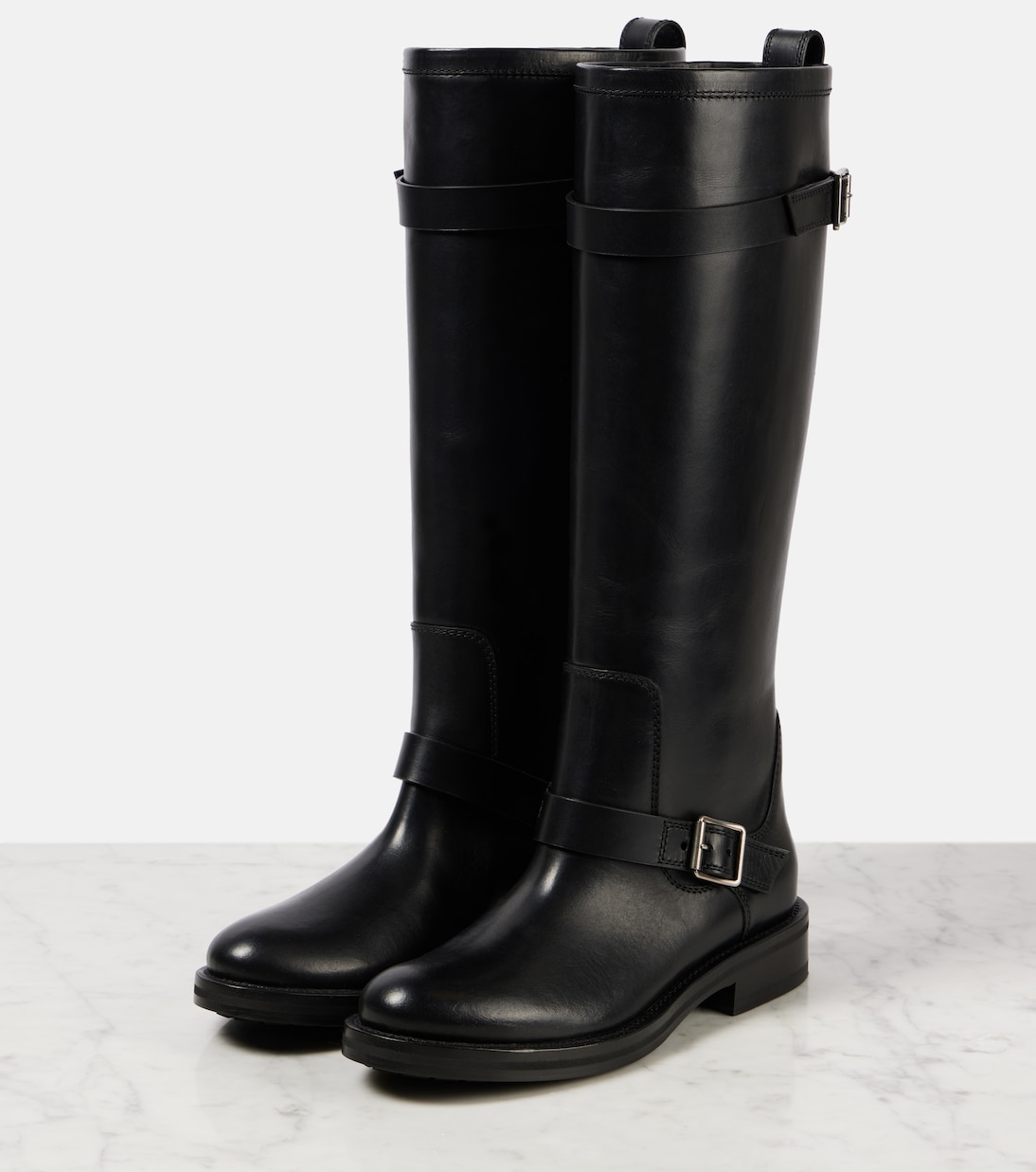 Bikerstiefel River aus Leder | Saint Laurent