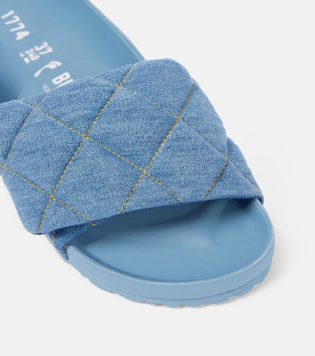 Mules Sylt en jean matelassé | Birkenstock 1774