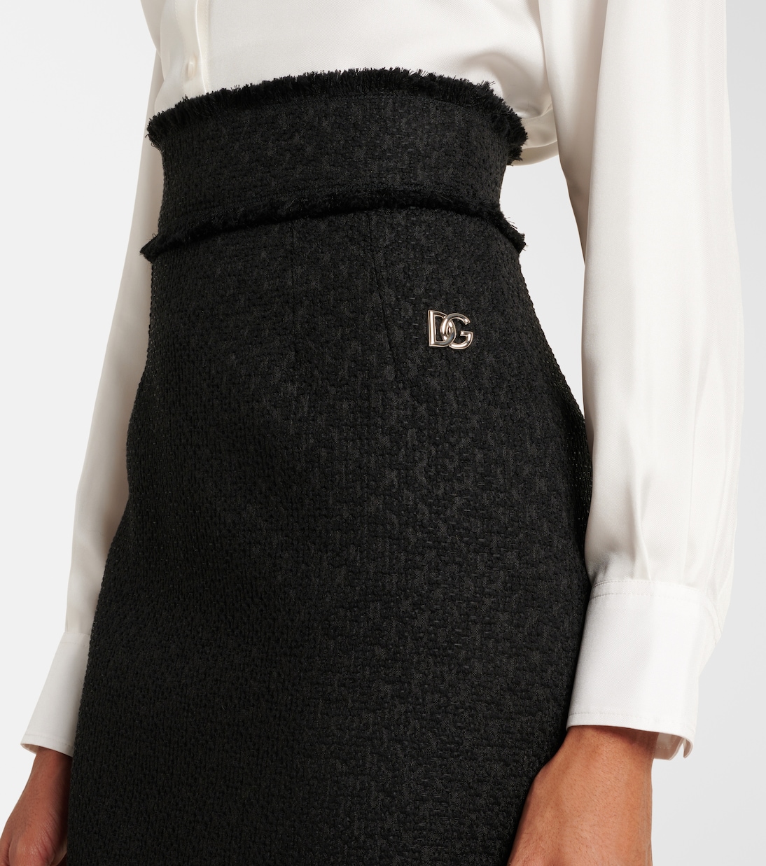 Wool-blend tweed pencil skirt | Dolce&Gabbana