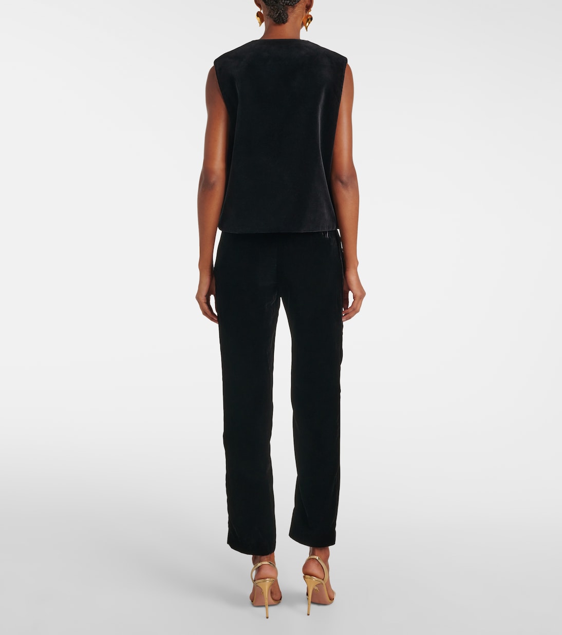 Gliss cotton velvet vest | Blazé Milano