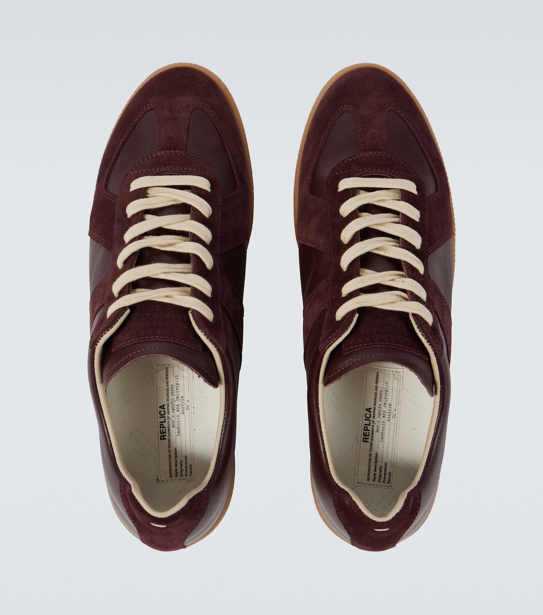 Baskets Replica en cuir et daim | Maison Margiela