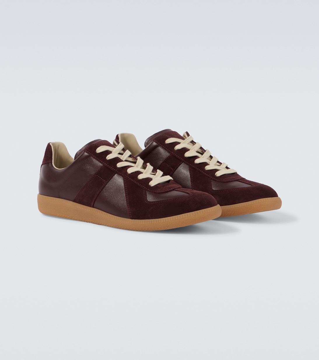 Baskets Replica en cuir et daim | Maison Margiela