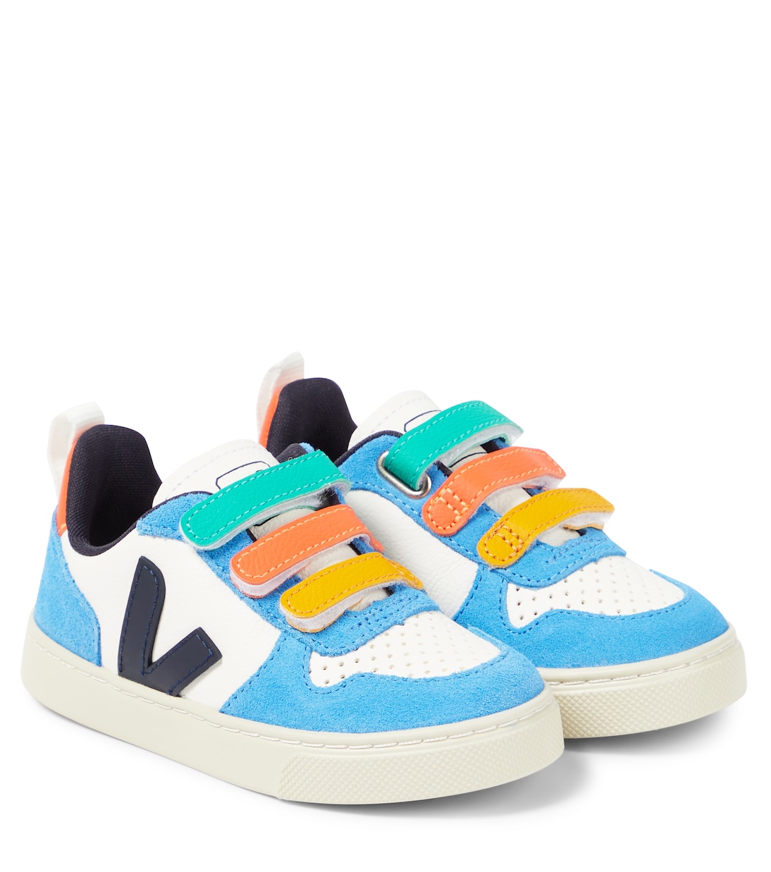 Sneakers V-10 in pelle e suede | Veja Kids