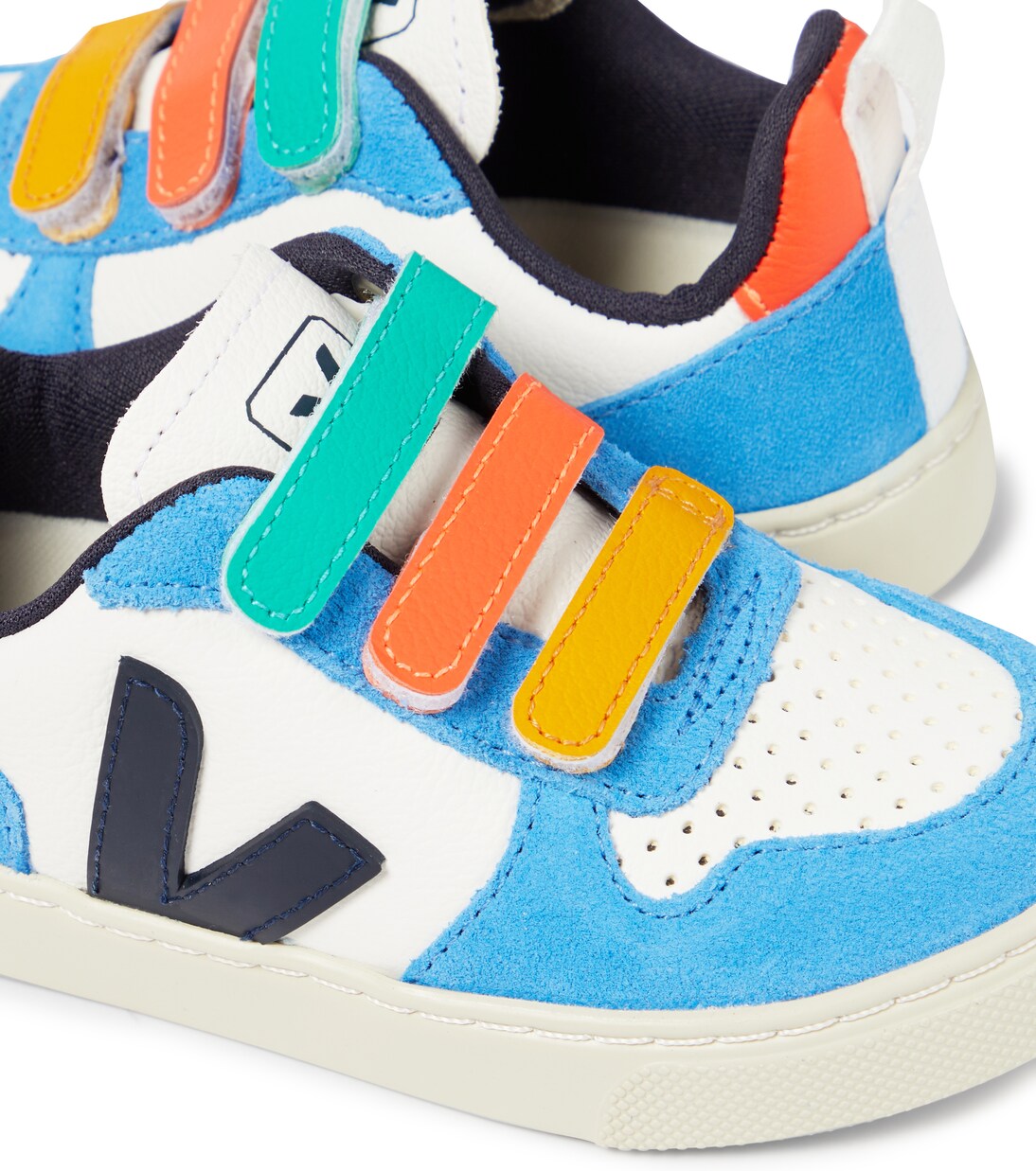 Sneakers V-10 in pelle e suede | Veja Kids