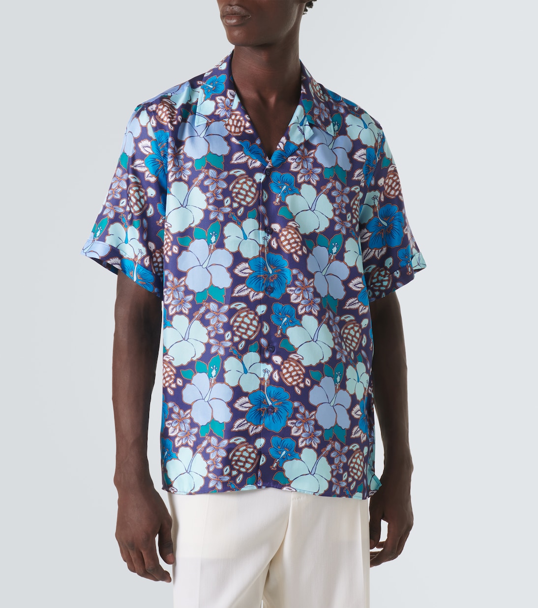 Camicia bowling Charli in seta con stampa | Vilebrequin