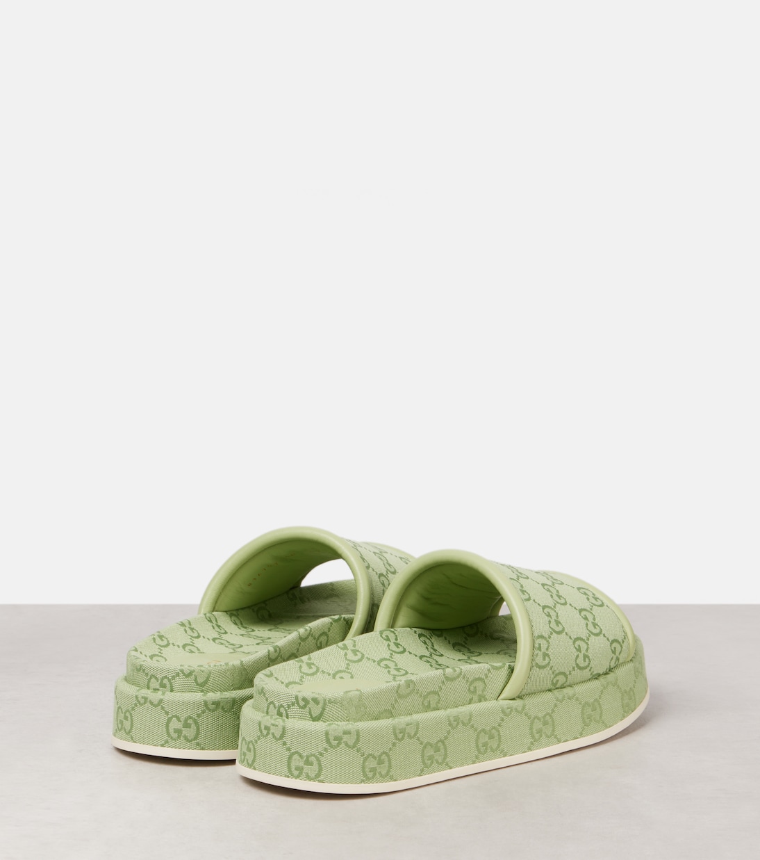 GG Canvas platform slides | Gucci