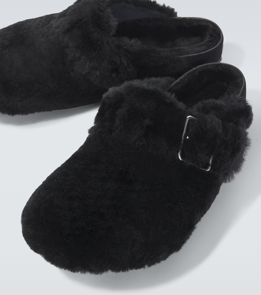 Mules Boston 1774 in suede e shearling | Birkenstock 1774